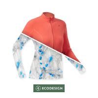 Blusa Fleece Feminina Com Zíper MH120 Laranja - 3