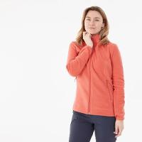 Blusa Fleece Feminina Com Zíper MH120 Laranja