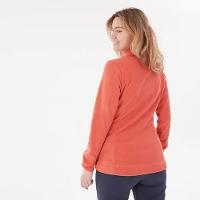 Blusa Fleece Feminina Com Zíper MH120 Laranja - 5