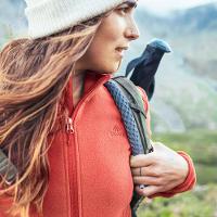 Blusa Fleece Feminina Com Zíper MH120 Laranja - 10