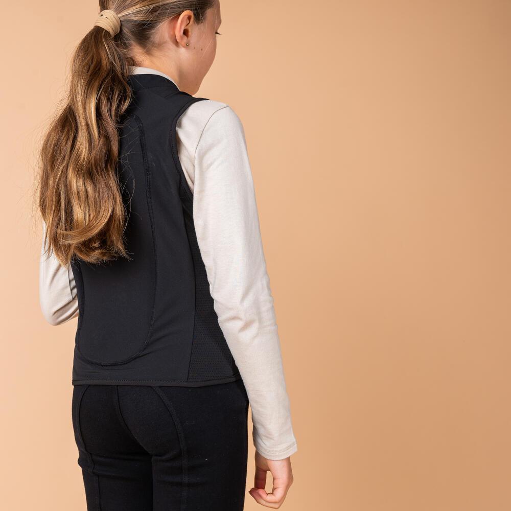 Proteção Dorsal Flexível Equitação Criança 500 D3O Fouganza - 3