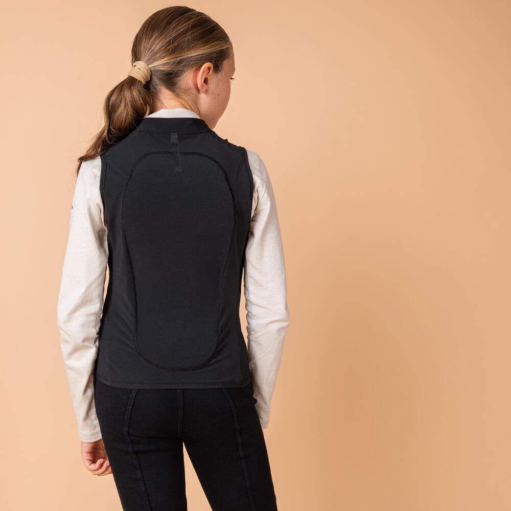 Proteção Dorsal Flexível Equitação Criança 500 D3O Fouganza - 4