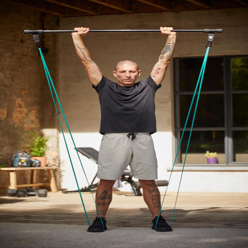 Barra de Treino e Elásticos 15kg (Conjunto) - 9