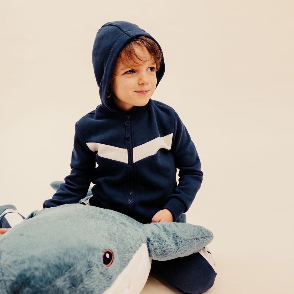 Blusa Infantil de Ginástica 120 Azul Domyos - 4