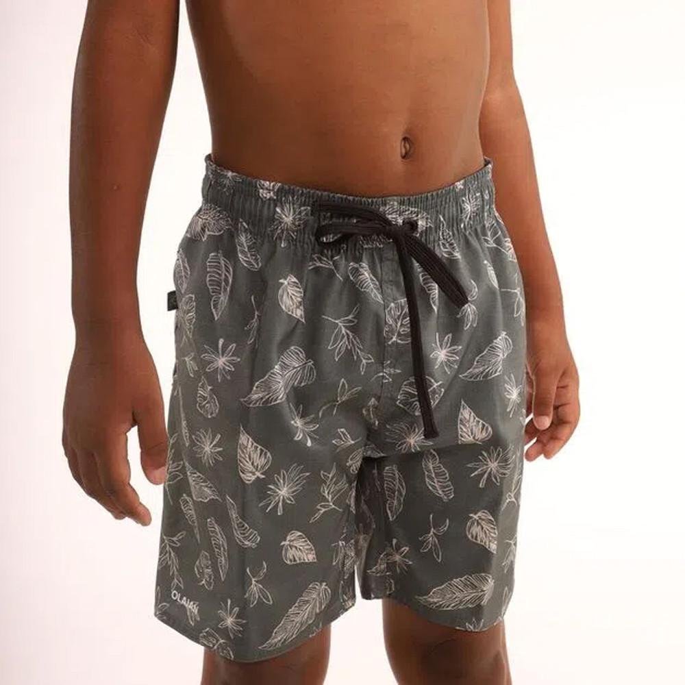 Bermuda Infantil Masculina de Surf 100 Olaian - 4