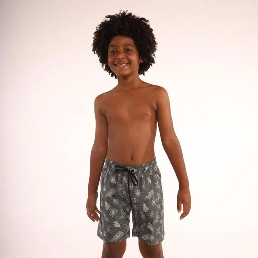 Bermuda Infantil Masculina de Surf 100 Olaian - 7
