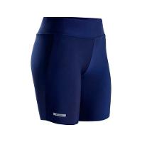 Shorts Legging Feminino de Corrida Azul Marinho Kalenji