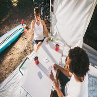 Mesa de Campismo Dobrável 4 Bancos 4 a 6 Pessoas - 5