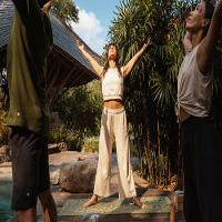 Calças 7/8 de Yoga Feminino para Retiros Kimjaly - 7