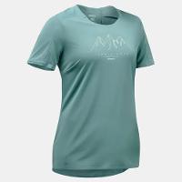 Camiseta Feminina de Trilha MH500 Quechua - 1