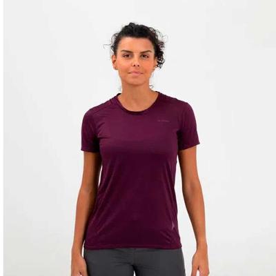 Camiseta Feminina de Trilha MH100 Roxo Quechua