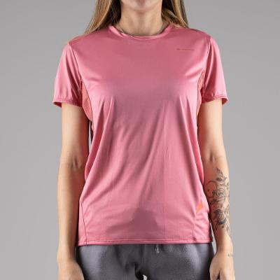 Camiseta Feminina de Trilha MH100 Pink Quechua