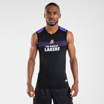 Regata Térmica de Basquete Adulto NBA UT500 Preto Tarmak