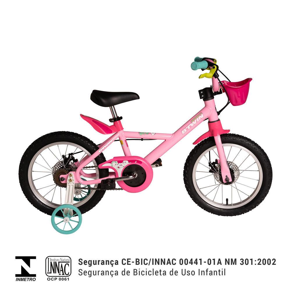 Bicicleta Infantil Aro 16 Unicórnio Btwin - 1