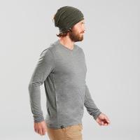 Camiseta Masculina de Trekking Lã Merino Travel100 - 2