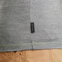 Camiseta Masculina de Trekking Lã Merino Travel100 - 6