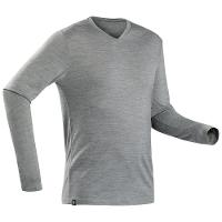 Camiseta Masculina de Trekking Lã Merino Travel100 - 8