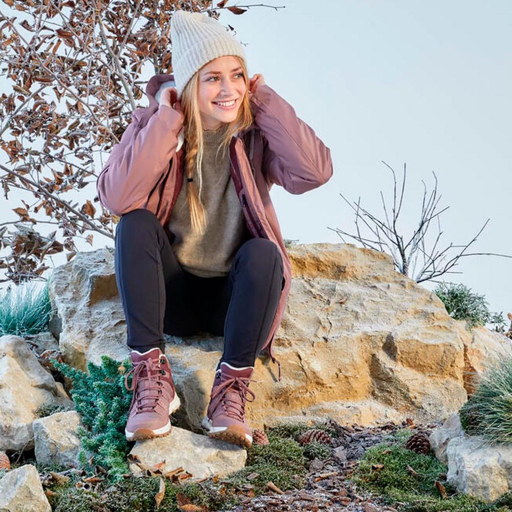 Bota Feminina Impermeável de Trilha SH100 X-warm Mid - 8