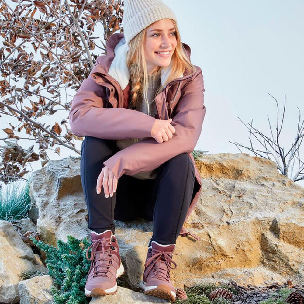 Bota Feminina Impermeável de Trilha SH100 X-warm Mid - 10