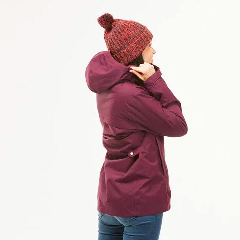 Jaqueta Feminina Impermeável de Trekking Travel 100 3 em 1 Forclaz - 5