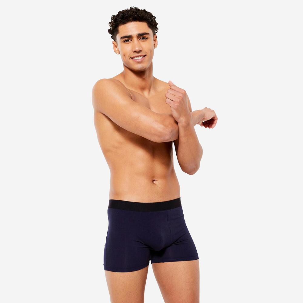 Cueca Boxer em Algodão Fitness (Conjunto com 3) Domyos - 10