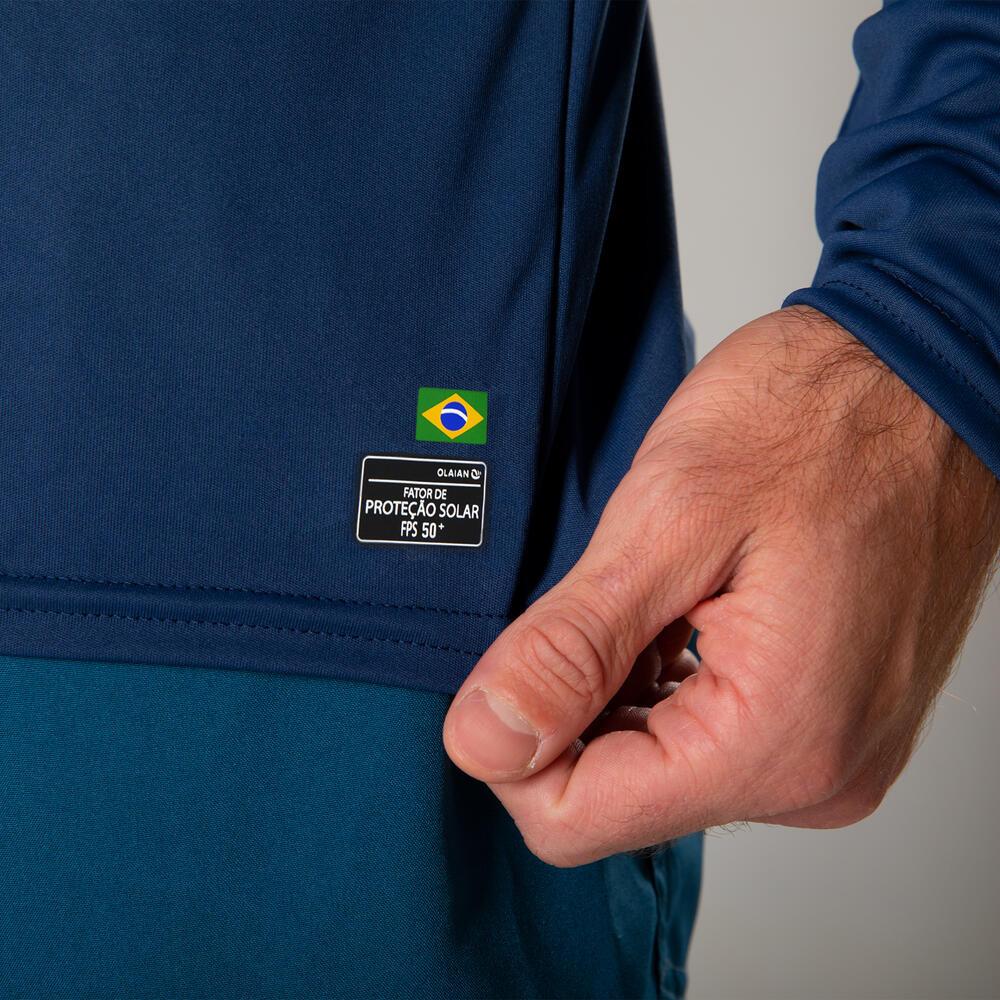 Camiseta Masculina de Surf com Proteção UV50+ Olaian - 5