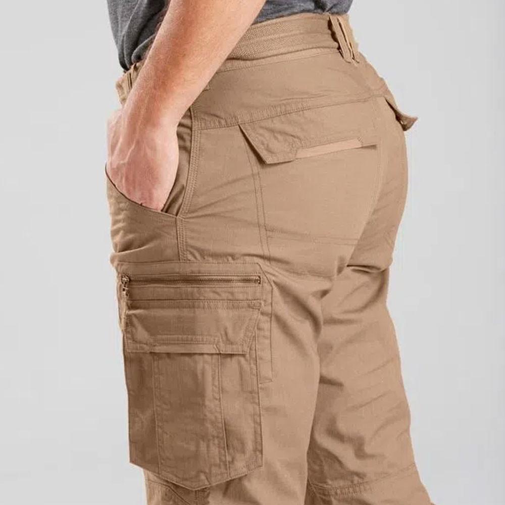 Calça Masculina de Trekking Travel 100 Castanho Forclaz - 2