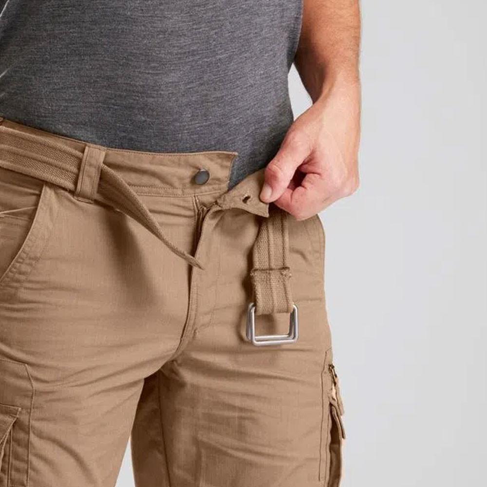 Calça Masculina de Trekking Travel 100 Castanho Forclaz - 6