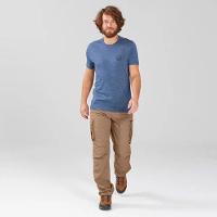 Calça Masculina de Trekking Travel 100 Castanho Forclaz - 7