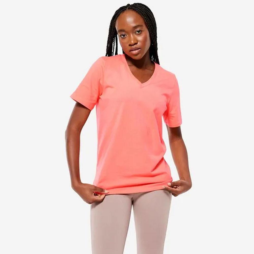 Camiseta Feminina de Academia 500 Domyos - 2