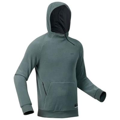 Camisa Polar Masculina de Trilha MH100 com Capuz Quechua