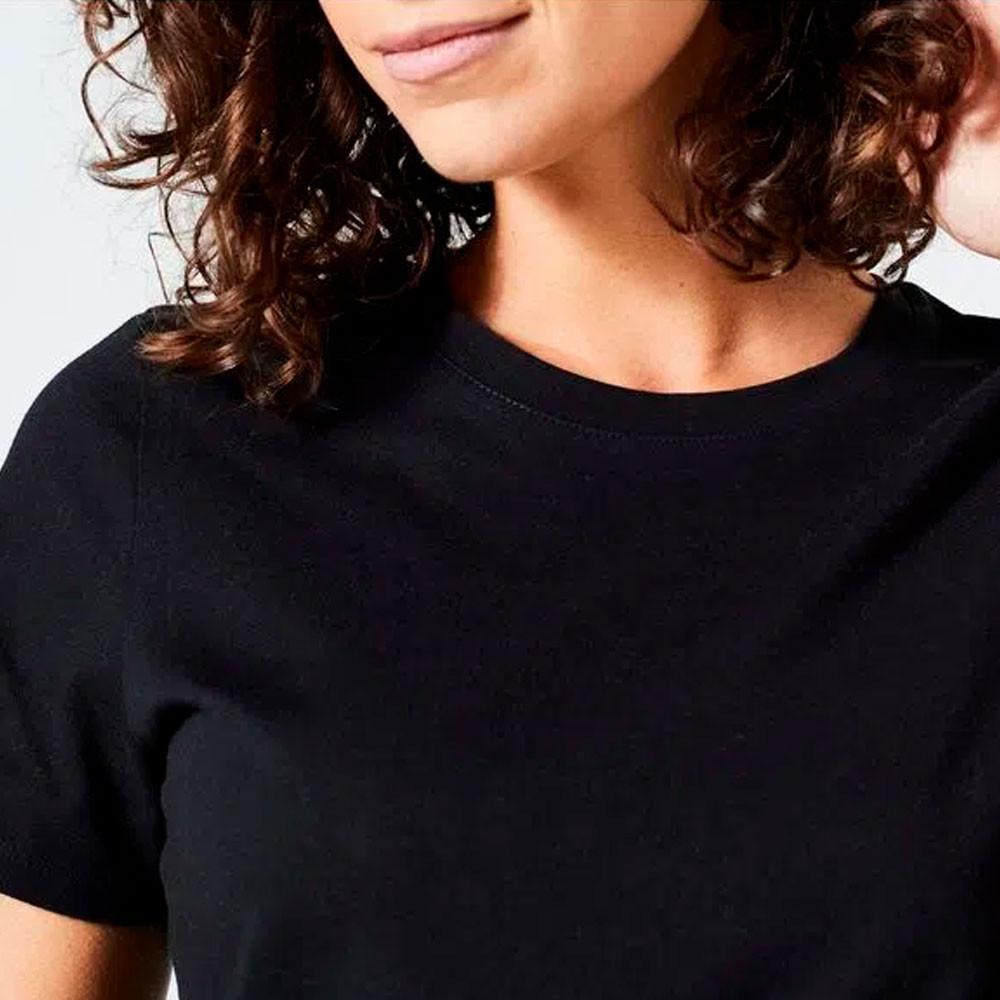 Camiseta Feminina de Ginástica e Pilates 500 Essentiel - 4