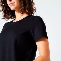 Camiseta Feminina de Ginástica e Pilates 500 Essentiel - 3