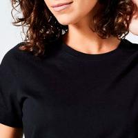 Camiseta Feminina de Ginástica e Pilates 500 Essentiel - 4