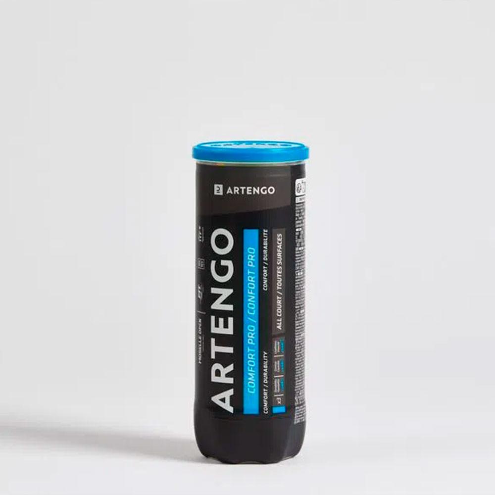Bola de Tênis Multiuso Artengo Comfort Pro (tubo Com 3) - 1