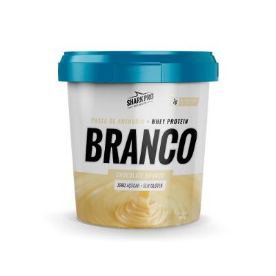 Pasta de Amendoim Shark Pro Chocolate Branco com Whey