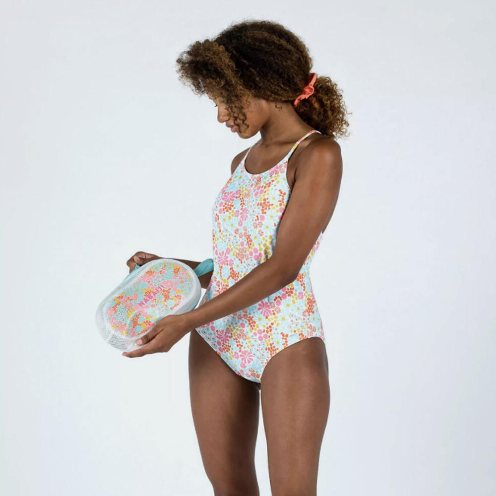 Maiô Infantil de Natação Lila Pantai Nabaiji - 7