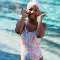 Maiô Infantil de Natação Lila Pantai Nabaiji - 6