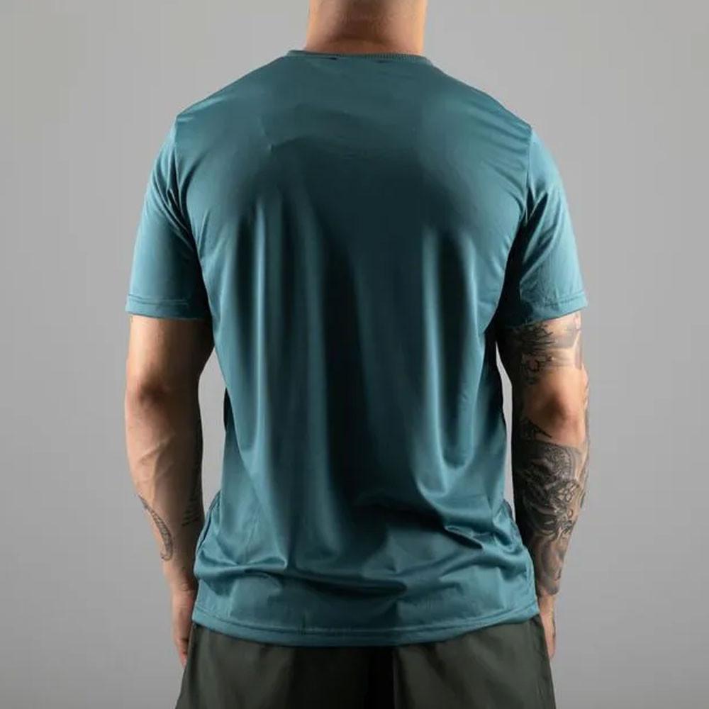 Camiseta Masculina de Trilha MH100 Verde Quechua - 2