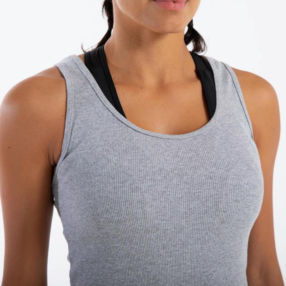 Regata Feminina Fitness 500 Domyos Cinza - 5