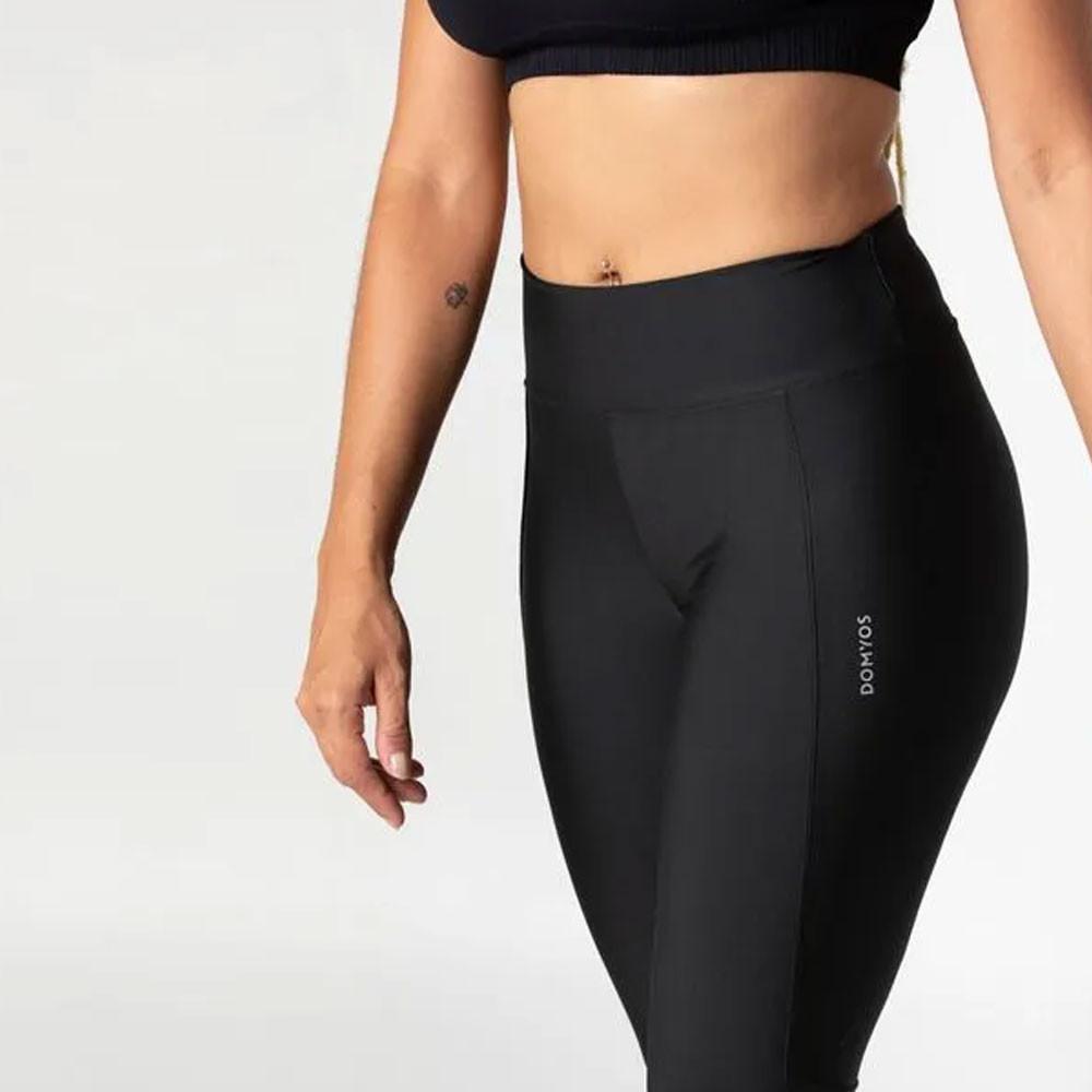 Calça Capri Básica Mesh Feminina de Academia 120 Preto Domyos - 3