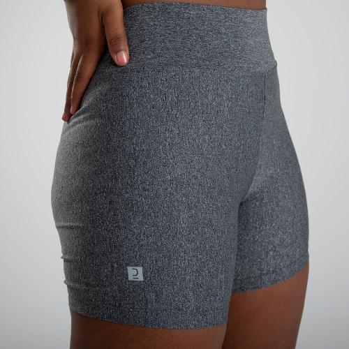 Shorts de Poliéster Feminino Fitness Slim 100 Domyos