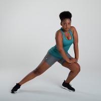 Shorts de Poliéster Feminino Fitness Slim 100 Domyos - 3