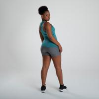 Shorts de Poliéster Feminino Fitness Slim 100 Domyos