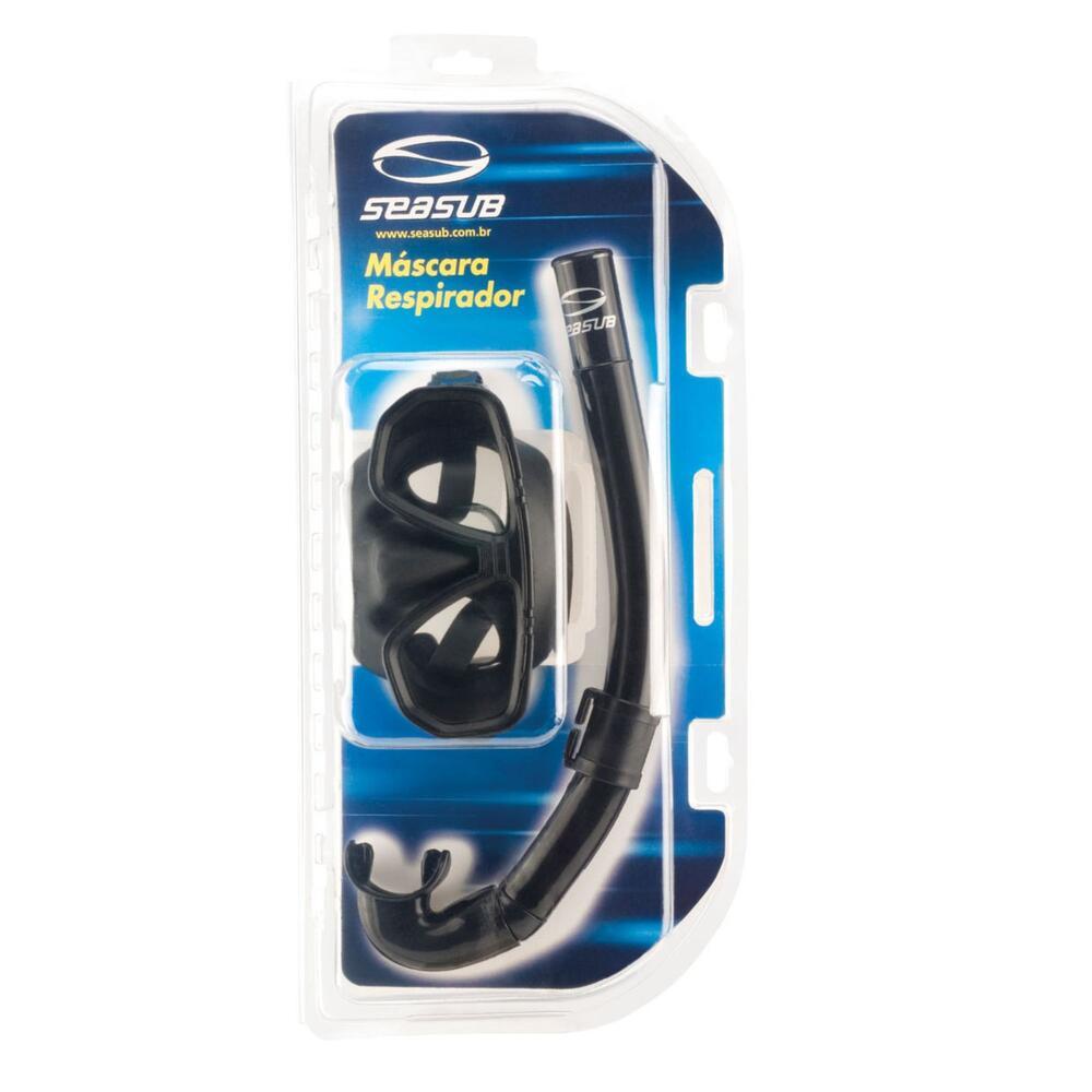 Kit de Mergulho Mascara + Snorkel Dua - 1