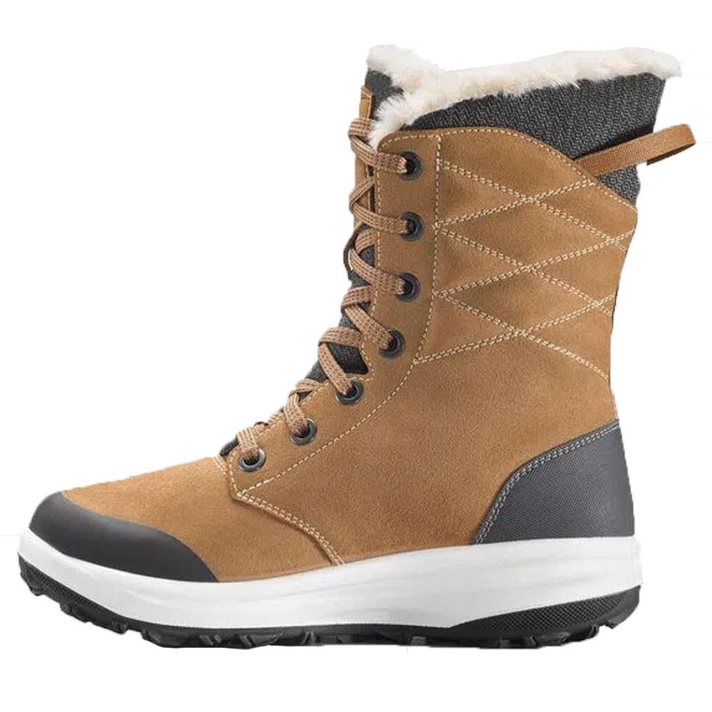 Botas de Couro de Caminhada Quentes e Impermeáveis SH500 U-WARM Quechua - 3