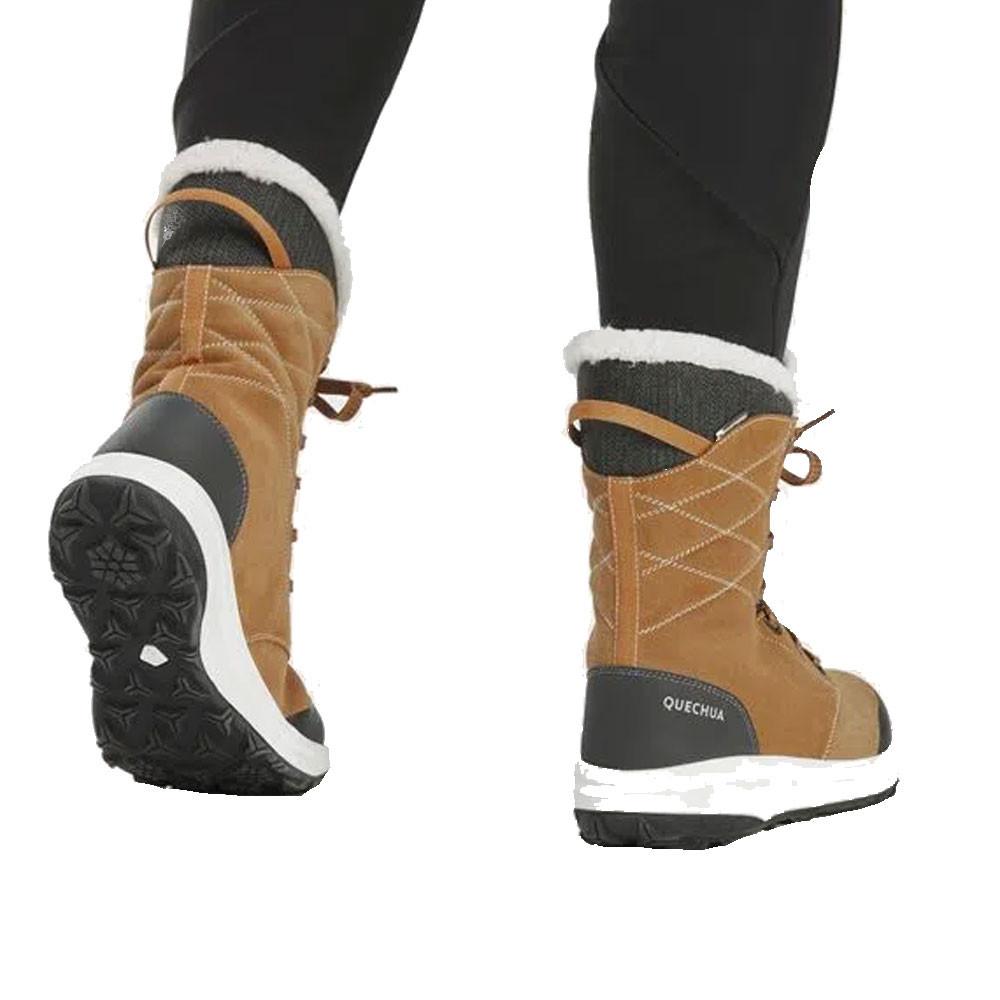 Botas de Couro de Caminhada Quentes e Impermeáveis SH500 U-WARM Quechua - 6