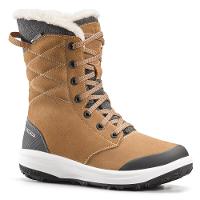 Botas de Couro de Caminhada Quentes e Impermeáveis SH500 U-WARM Quechua - 1