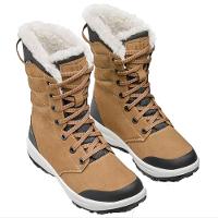 Botas de Couro de Caminhada Quentes e Impermeáveis SH500 U-WARM Quechua