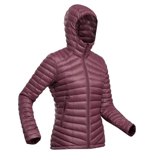 Casaco Feminino de Trekking com Capuz MT100